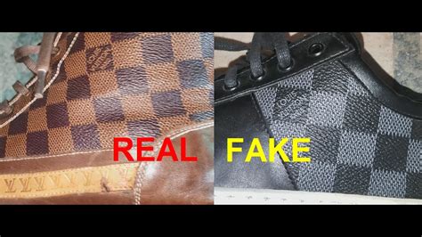 fake louis vuitton vs real shoes|how to tell if louis vuitton is authentic.